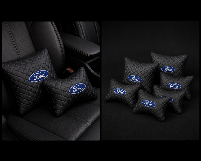 Автомобільний набір подушок FORD 6в1 &mdash; Premium комплект