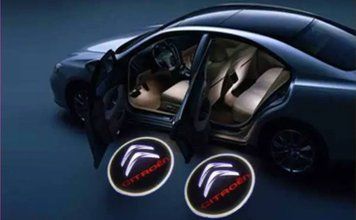 Підсвічування дверей з логотипом  CITROEN 2шт