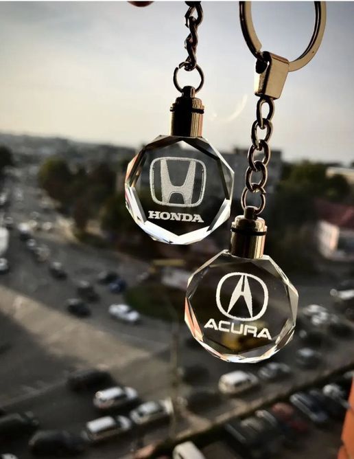 Led брелок кристалл с подсветкой ACURA