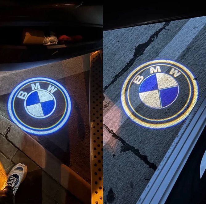 Штатна HD Підсвітка дверей з логотипом BMW