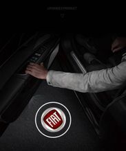 Підсвічування дверей з логотипом FIAT 2шт