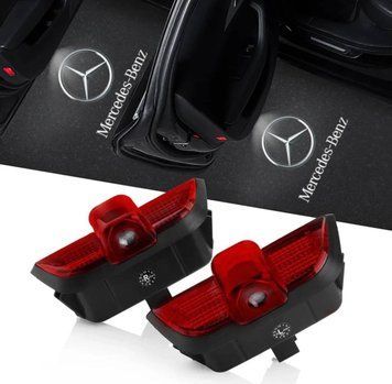 Штатна HD Підсвітка дверей з логотипом MERCEDES