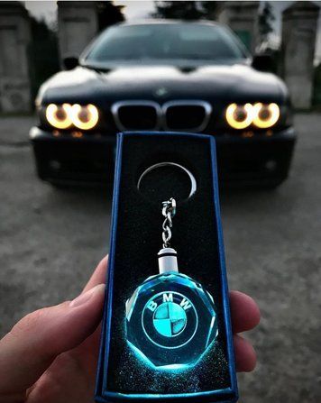 Led брелок кристал з підсвічуванням BMW