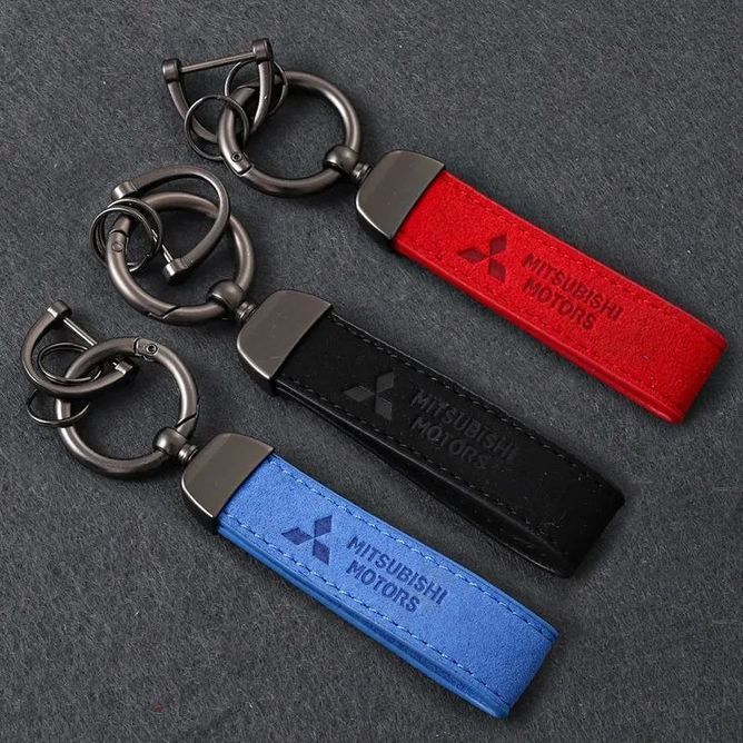 Брелок з логотипом MITSUBISHI колір чорний