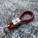 Кожаный брелок с логотипом MINI цвет Бордовый