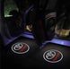 Штатная HD Подсветка дверей с логотипом TOYOTA