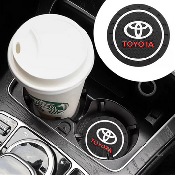 Антиковзаючий килимок в підстаканики TOYOTA(2шт)