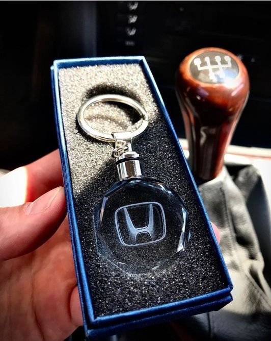 Led брелок кристал з підсвічуванням HONDA
