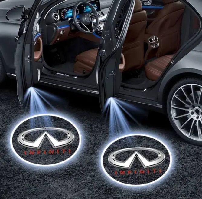 Підсвічування дверей з логотипом INFINITI 2шт