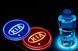 Подсветка подстаканника с логотипом автомобиля KIA 2шт