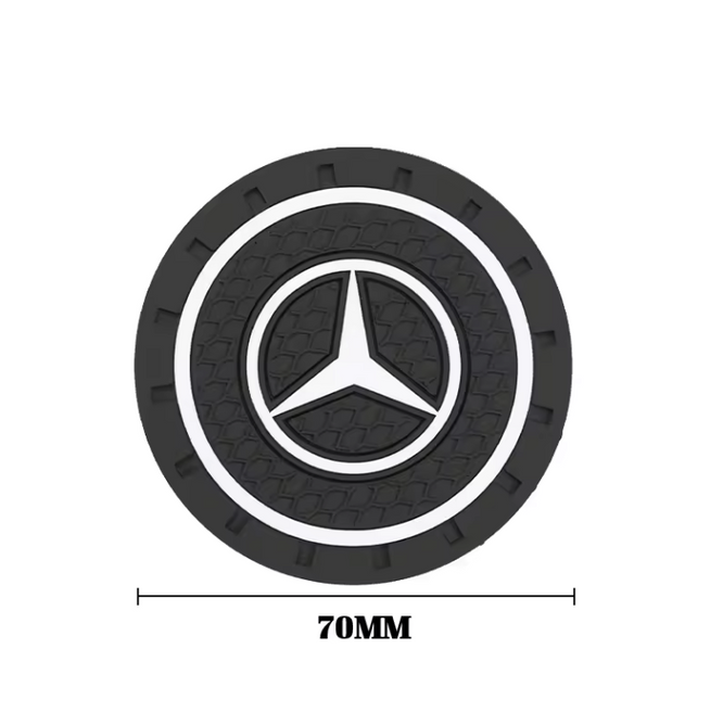 Антиковзаючий килимок в підстаканики MERCEDES(2 шт)
