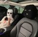Чехол &laquo;Балаклава&raquo; на подголовник сиденья автомобиля, Цвет Черный (2 шт)