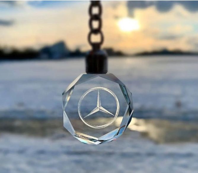 Led брелок кристал з підсвічуванням MERCEDES-BENZ