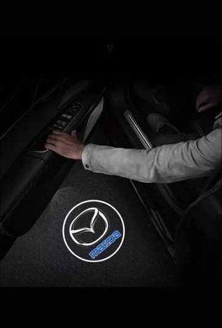 Подсветка дверей с логотипом MAZDA 2шт