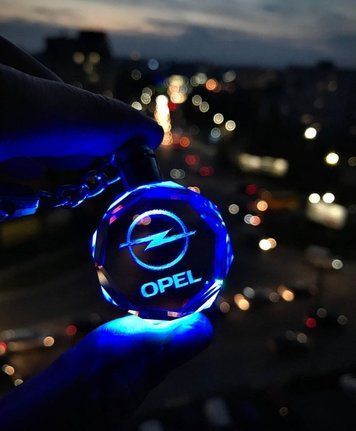 Led брелок кристалл с подсветкой OPEL