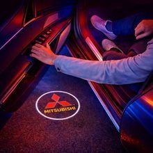 Підсвічування дверей з логотипом MITSUBISHI 2шт