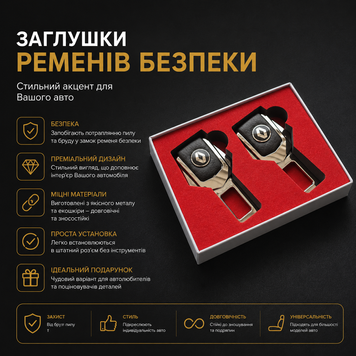 Заглушка для ременів безпеки з логотипом RENAULT