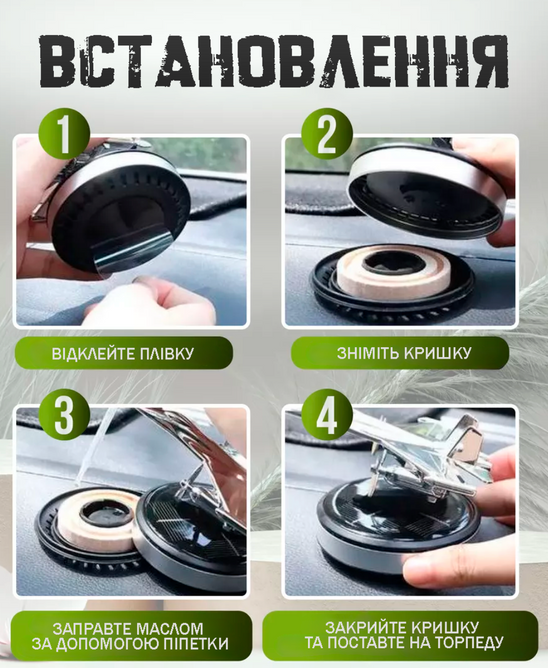 Автомобільний ароматизатор літак винищувач на сонячній батареї багаторазового використання