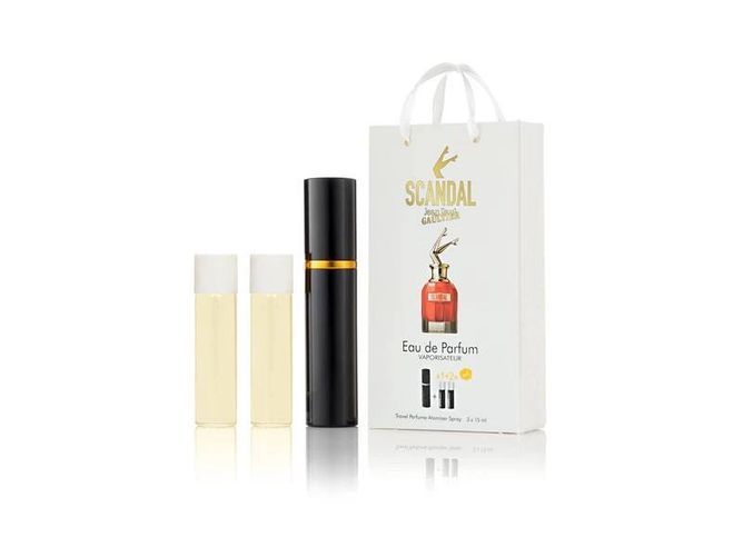 Jean Paul Gaultier Scandal edp 3x15ml парфюм мини в подарочной упаковке