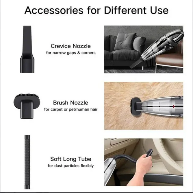 Автомобільний пилосос VACCUM CLEANER E-6 XL-830