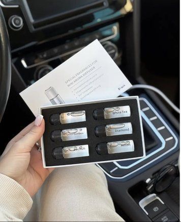 Набор сменных ароматов 6шт для автоматического ароматизатора в автомобиль Ultrasonic car