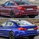 Спойлер на BMW (БМВ) 5 series (G30) 2017-2023 в стиле M Performance &ndash; черный