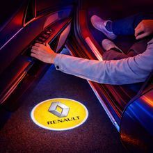Подсветка дверей с логотипом RENAULT 2шт