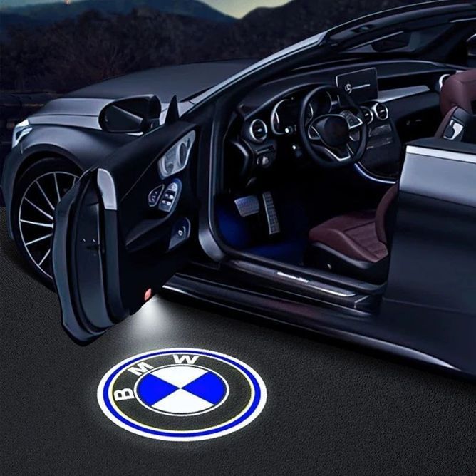 Підсвічування дверей з логотипом BMW 2шт