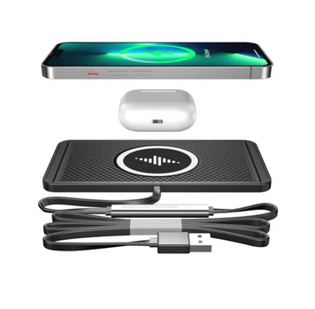 Силіконовий килимок в авто зі швидкою бездротовою зарядкою Car Wireless Pad C1 15W