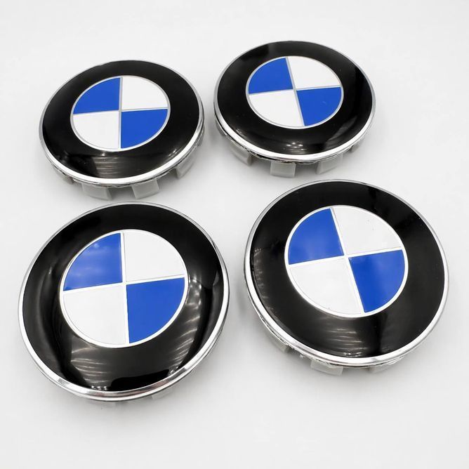 Комплект ковпачків (заглушок) в литі диски BMW (БМВ) 68 мм Класик (36 13 6 783 536) - комплект 4 штуки