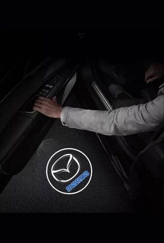 Подсветка дверей с логотипом MAZDA 2шт