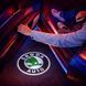 Підсвічування дверей з логотипом SKODA 2шт