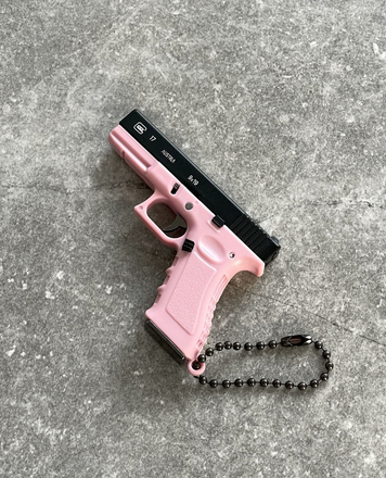 Брелок-пістолет Glock 17, рожевий