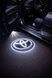 Підсвічування дверей з логотипом TOYOTA 2шт