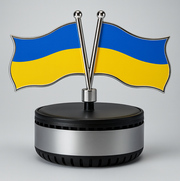 Ароматизатор на сонячній панелі "Прапор України"