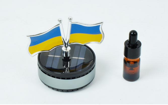 Ароматизатор на сонячній панелі "Прапор України"