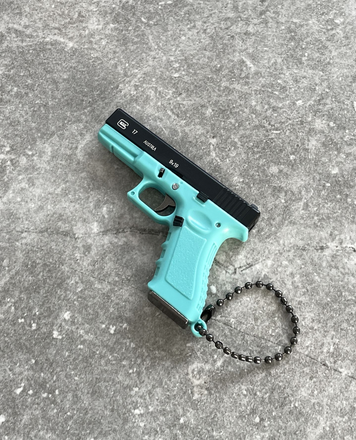 Брелок-пістолет Glock 17, блакитний