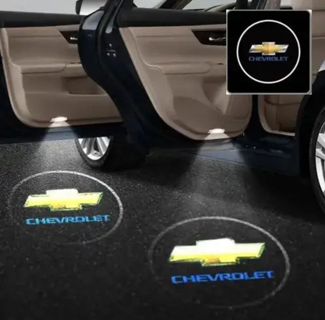 Підсвічування дверей з логотипом CHEVROLET 2шт