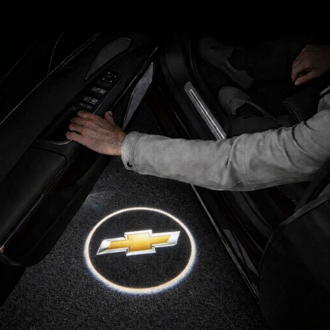 Підсвічування дверей з логотипом CHEVROLET 2шт