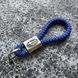 Кожаный брелок с логотипом SUBARU цвет Синий
