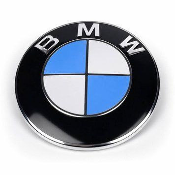 Емблема BMW БМВ 82 мм значок BMW E39 E53 E60 E46 E36 E34 E90 E65 E66 E70 Значок на капот багажник