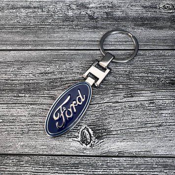 Металевий стильний брелок з логотипом FORD