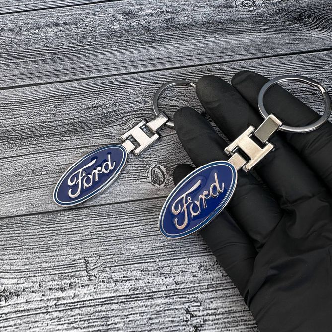 Металевий стильний брелок з логотипом FORD