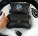 Авто подушки 2шт &mdash; набір BMW з натуральної шкіри