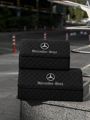 Органайзер з натуральної шкіри з вишивкою Mercedes-Benz Розмір на вибір