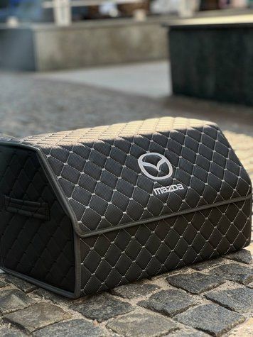 Органайзер з натуральної шкіри з вишивкою MAZDA Розмір на вибір