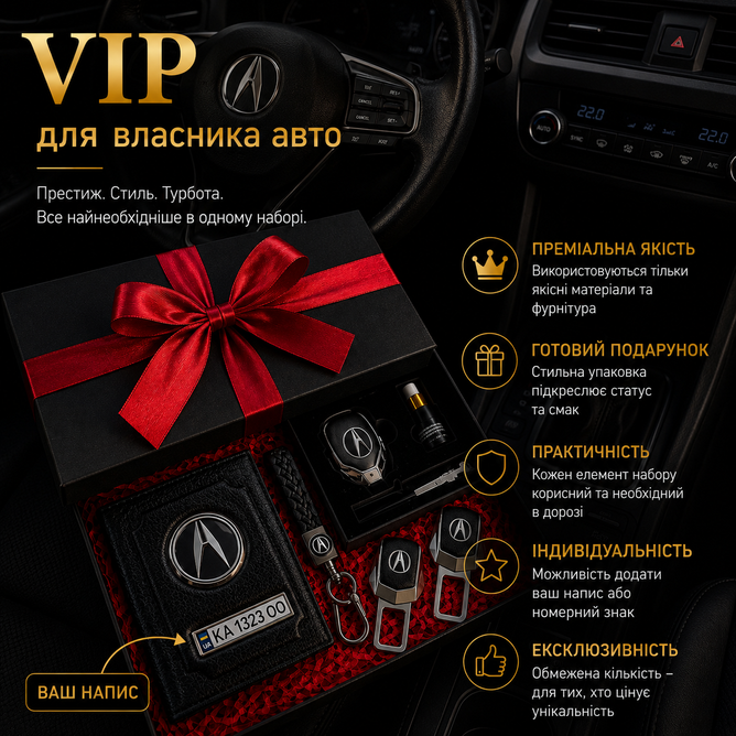 Подарунковий VIP набір для власників ACURA